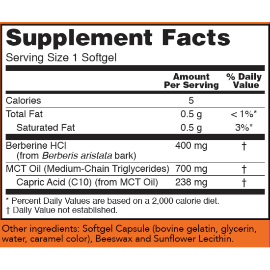 Now Foods Berberine Glucose Support 90 Softgels