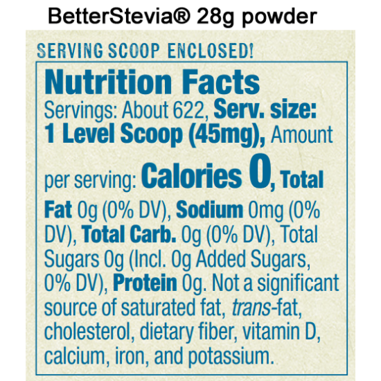 Now Foods BetterStevia® Extract Powder Organic 28g