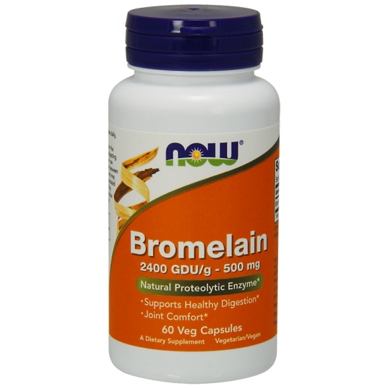 Now Foods Bromelain 500mg 60 Capsules