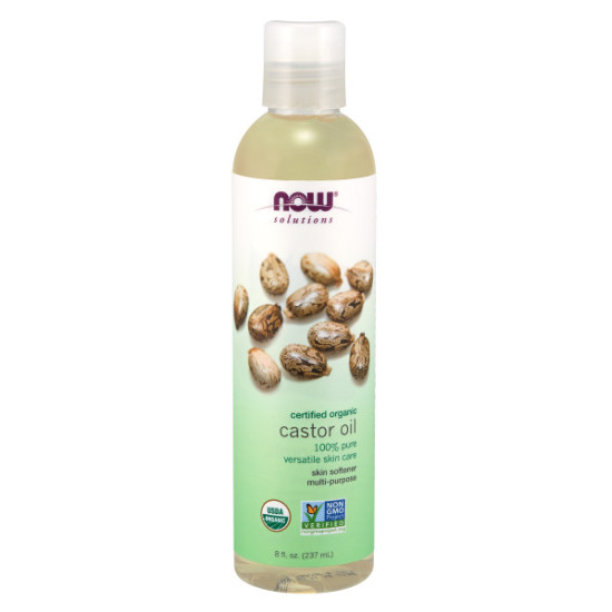 Now Foods Castor Oil Certified Organic 237ml