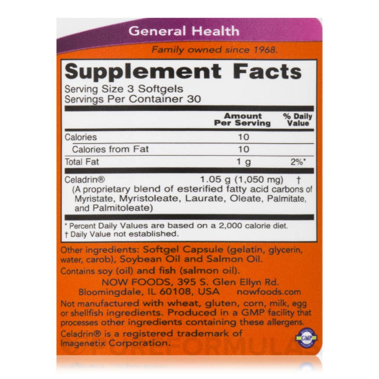 Now Foods Celadrin 350mg 90 Softgels