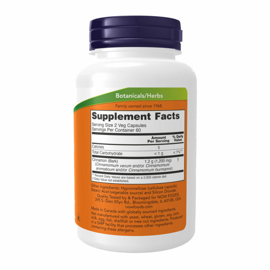 Cinnamon Bark 600mg - Glucose Management