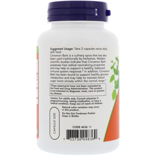 Cinnamon Bark 600mg - Glucose Management