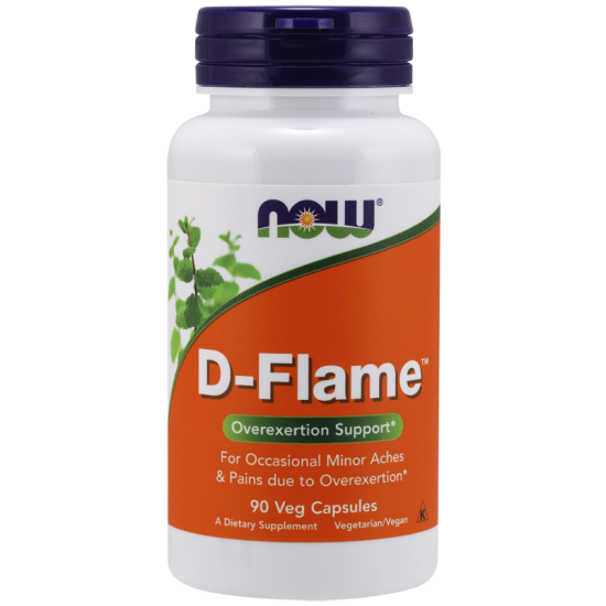 Now Foods D-Flame Overexertion Support 90 Capsules