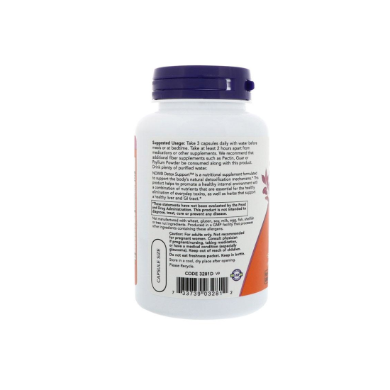 Now Foods Detox Support Detoxification Formula 90 Capsules