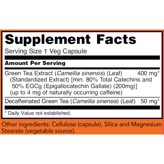 Now Foods EGCg Green Tea Extract 400mg 90 Capsules