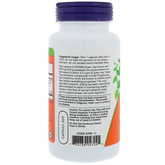 Now Foods EGCg Green Tea Extract 400mg 90 Capsules