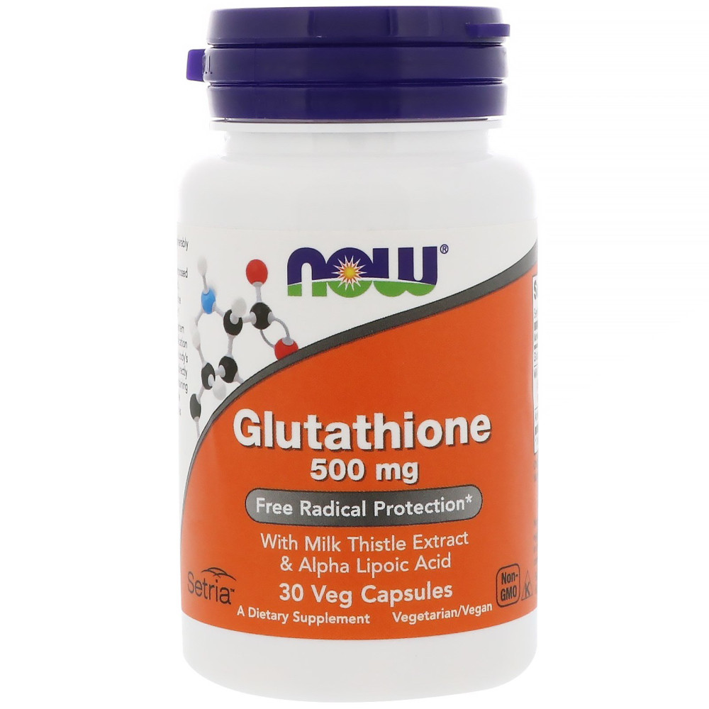 Glutathione (gsh) : Buy Now Foods Glutathione 500mg 30 Capsules 