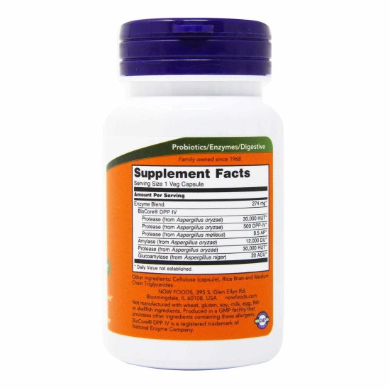 Now Foods Gluten Digest Gastrointestinal Support 60 Capsules