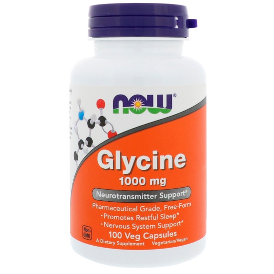 Glycine 1000mg Capsules - Neurotransmitter Support