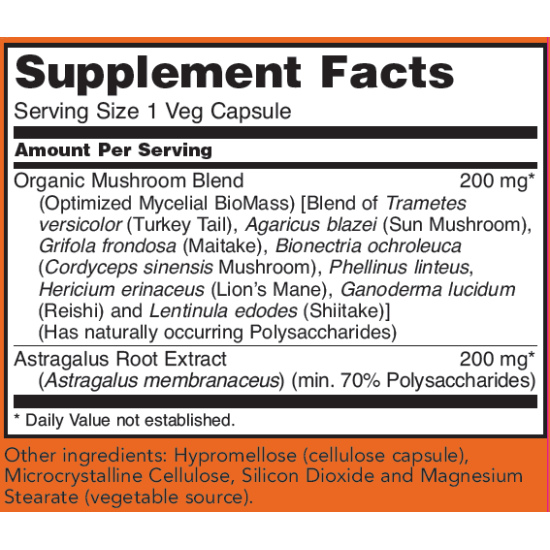 Now Foods Immune Renew Organic Mushroom Blend 90 Capsules