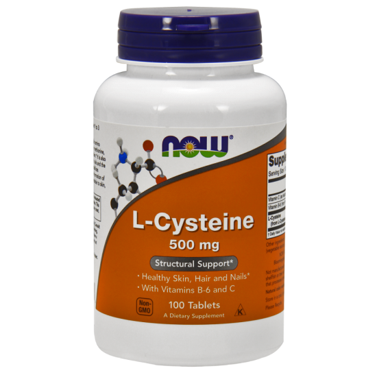 Now Foods L-Cysteine 500mg 100 Tablets