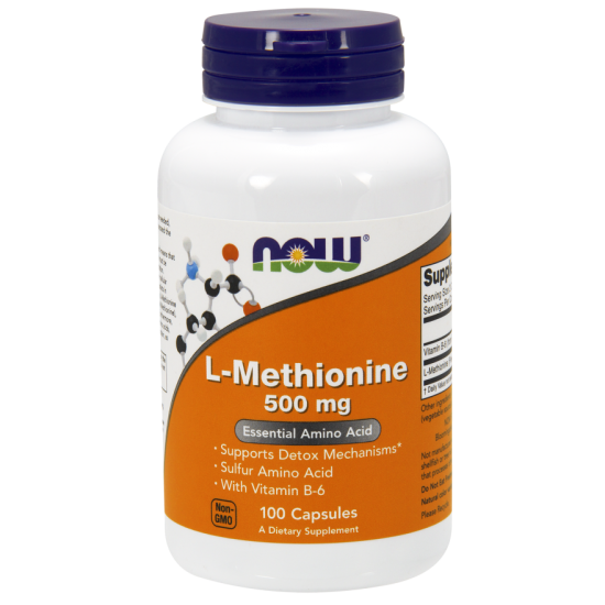 Now Foods L-Methionine 500mg 100 Capsules