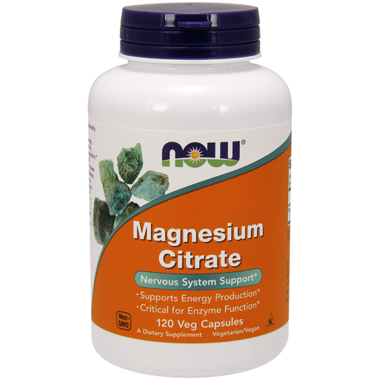 Now Foods Magnesium Citrate 120 Capsules