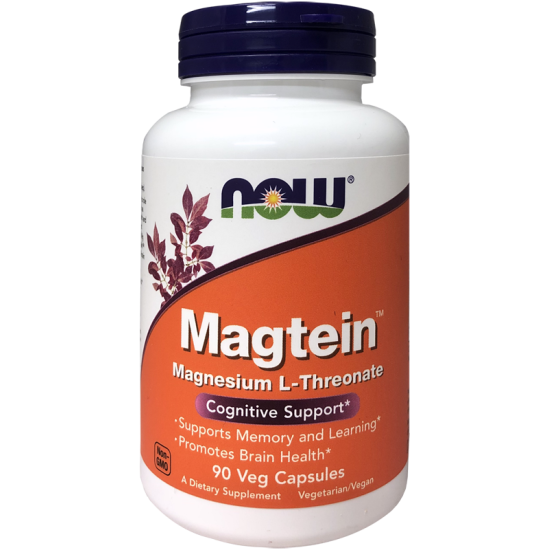 Now Foods Magtein Magnesium L-Threonate 90 Capsules