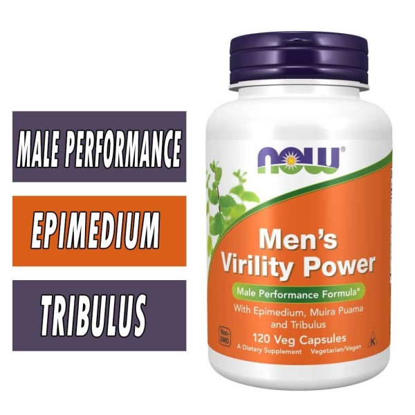 Now Foods Men's Virility Power 60 Capsules