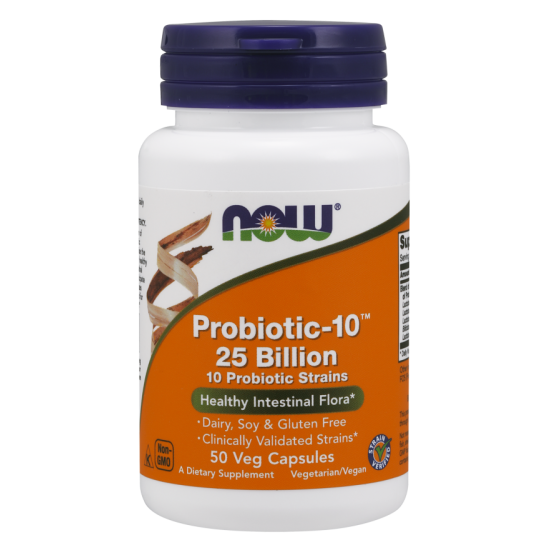 Now Foods Probiotic-10 25 Billion 50 Capsules