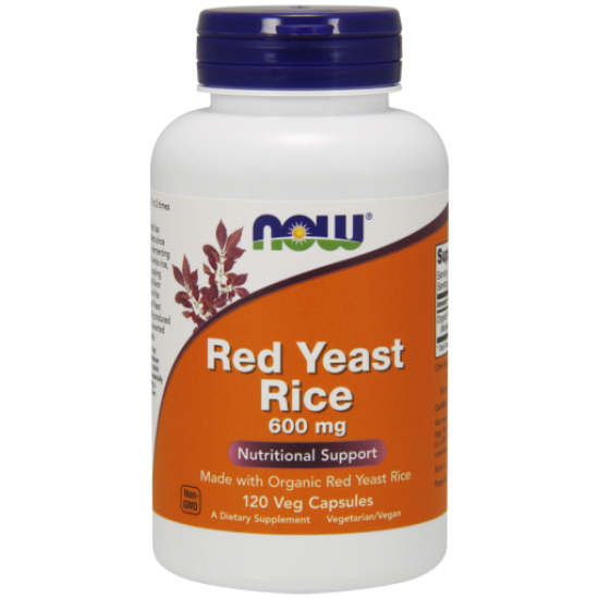 Now Foods Red Yeast Rice 600mg 120 Capsules