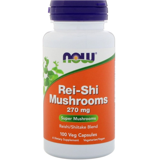 Now Foods Rei-Shi Mushrooms 270mg 100 Capsules