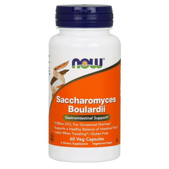 Now Foods Saccharomyces Boulardii Gastrointestinal Support 60 Capsules