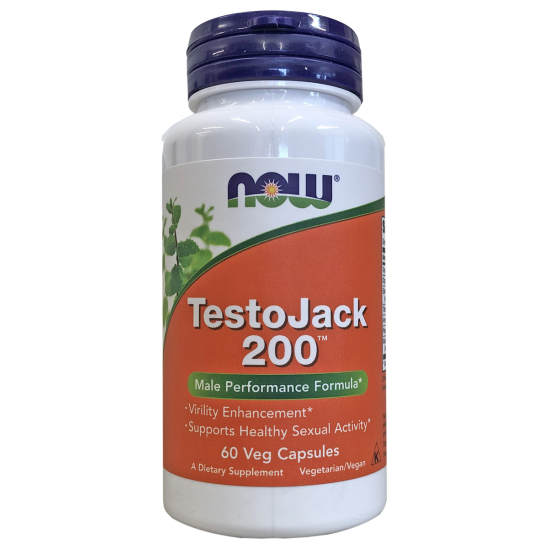 Now Foods TestoJack 200mg 60 Capsules