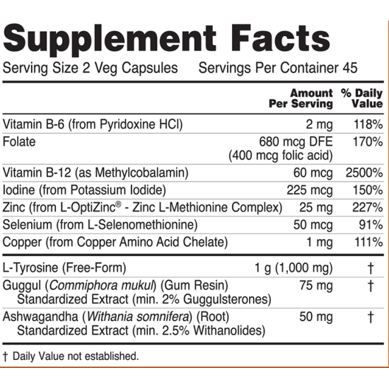 Now Foods Thyroid Energy 90 Capsules