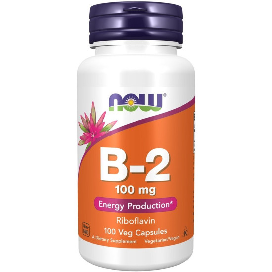 Vitamin B2 Riboflavin 100mg - Energy Production Support