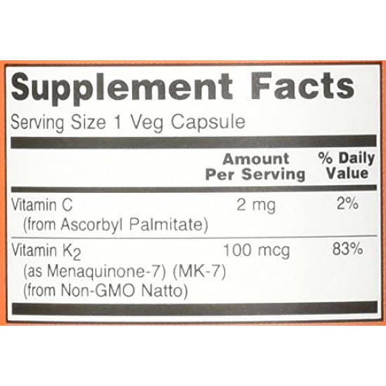 Vitamin K2 MK7 100mcg - Support Bone Health