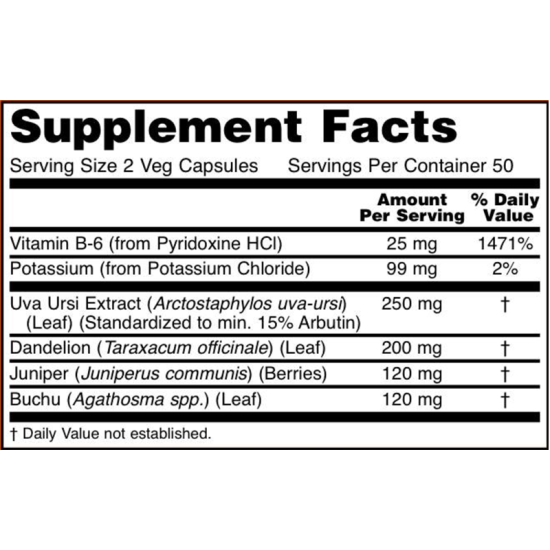 Now Foods Water Out Fluid Balance 100 Capsules