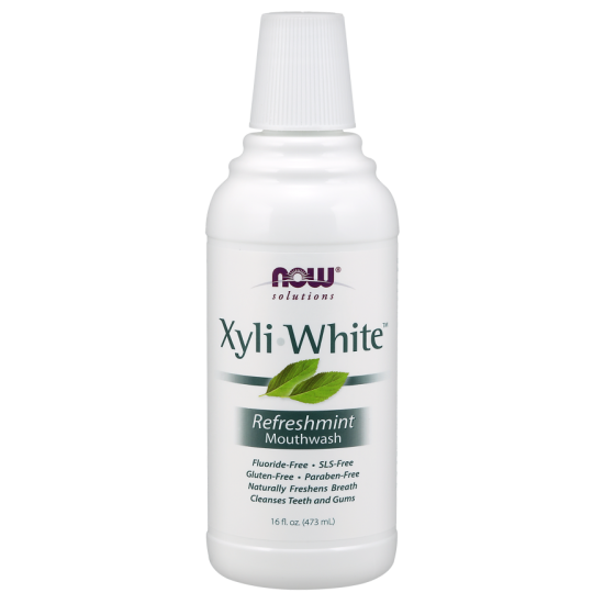 Now Foods XyliWhite Mouthwash Refreshmint 473ml