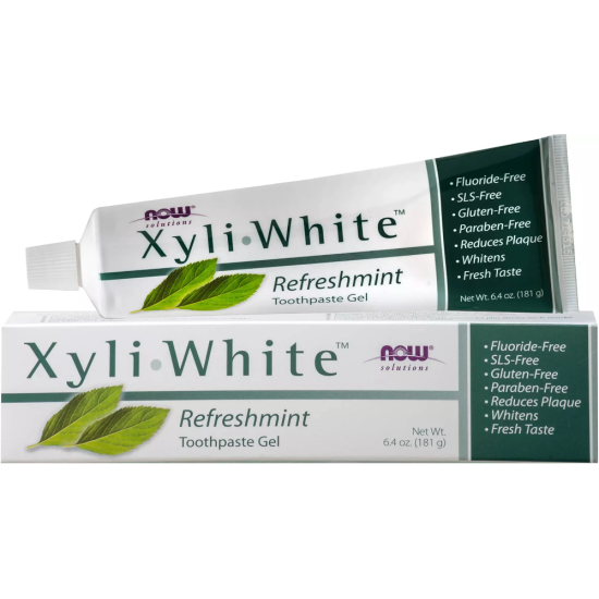 Now Foods XyliWhite Toothpaste Gel Refreshmint 181g