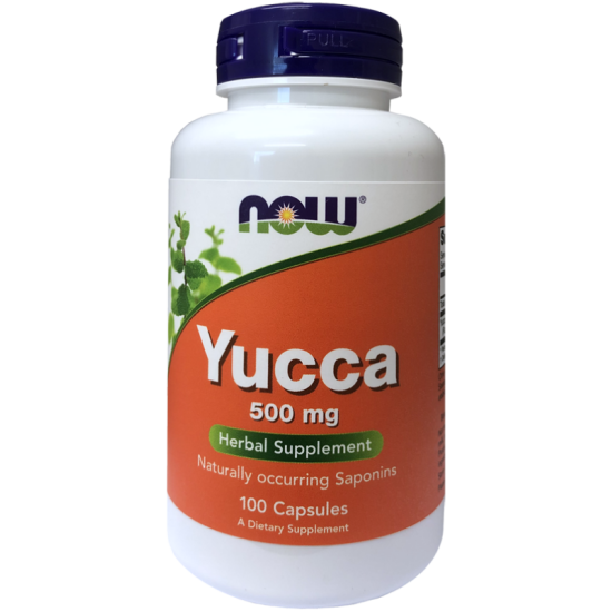 Now Foods Yucca 500mg 100 Capsules