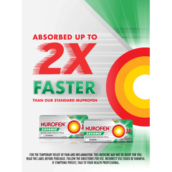 Nurofen Zavance Ibuprofen 200mg Tablets