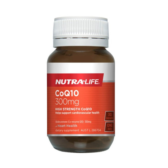 NutraLife CoQ10 Max 300mg 30 Capsules