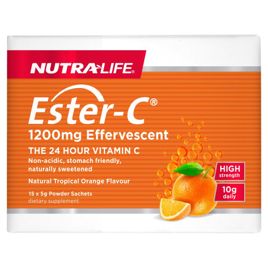 NutraLife Ester C 1200mg Effervescent Sachets 