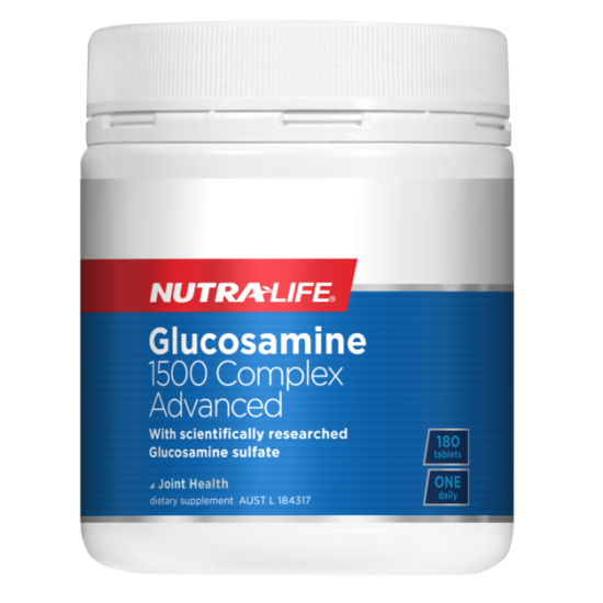 NutraLife Glucosamine 1500mg Complex Advanced 180 Tablets 