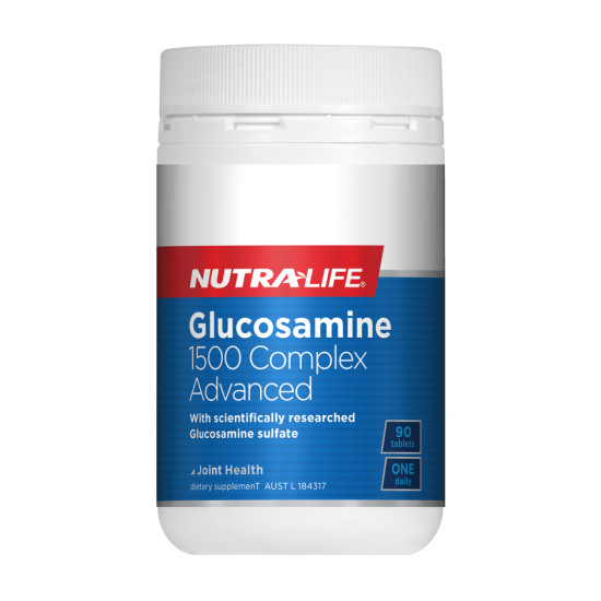 NutraLife Glucosamine 1500mg Complex ADVANCED 90 Tablets