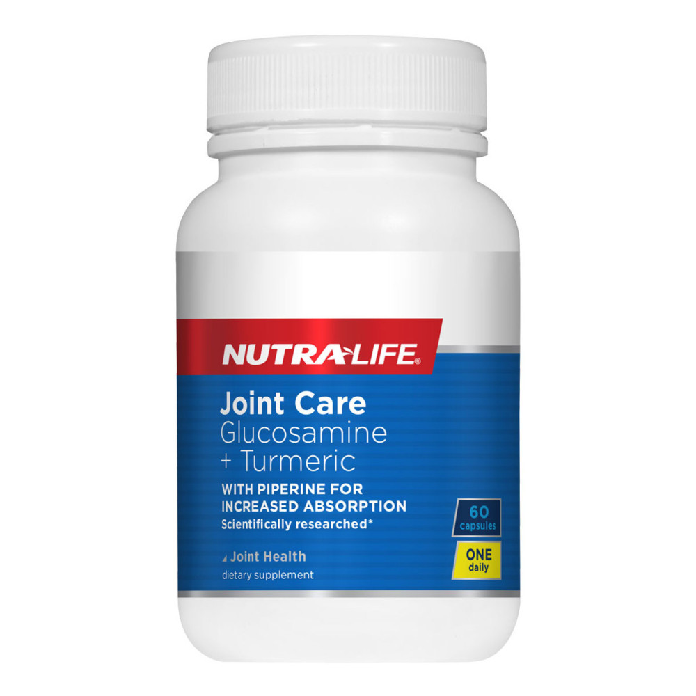 NutraLife Joint Care Glucosamine + Turmeric 1-A-Day 60 Capsules ...