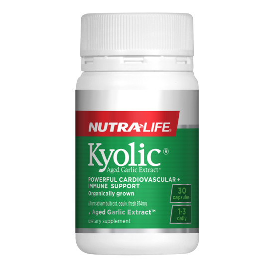 NutraLife Kyolic Aged Garlic Extract High Potency Formula 30 Capsules