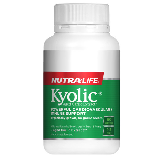 NutraLife Kyolic Aged Garlic Extract High Potency Formula 60 Capsules