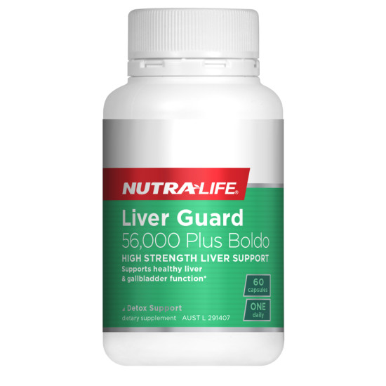 NutraLife Liver Guard 56000mg Plus Boldo 60 Capsules