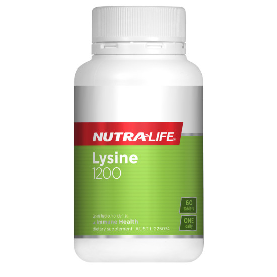 NutraLife Lysine 1200mg 60 Tablets