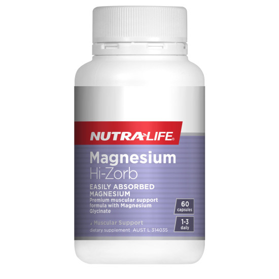 NutraLife Magnesium Hi-Zorb 60 Capsules