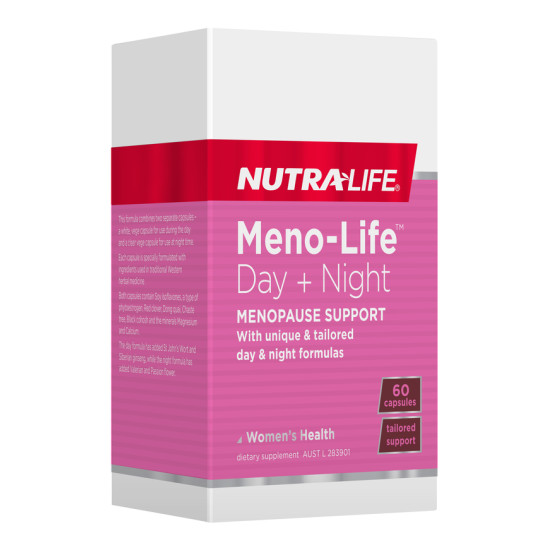 NutraLife Meno Life Day + Night 60 Capsules