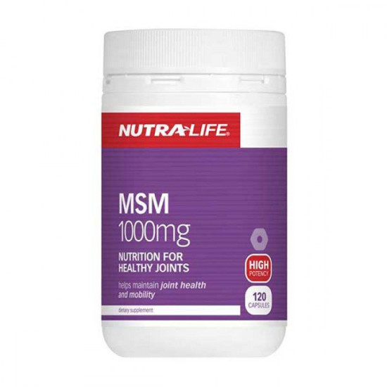 NutraLife MSM 1000mg 120 Capsules