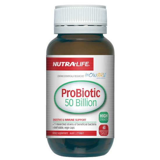 NutraLife ProBiotic 50 Billion 60 Capsules