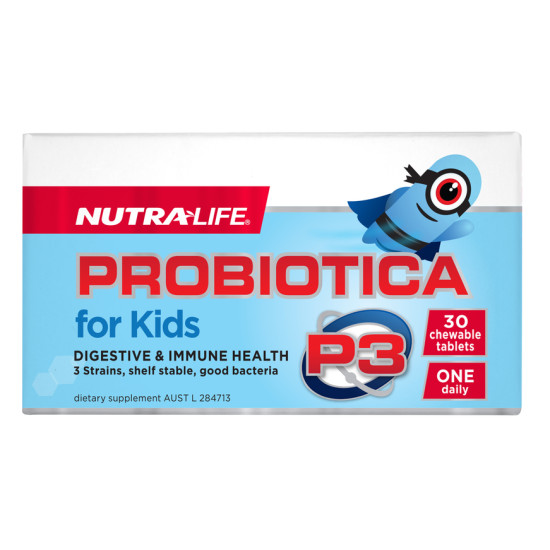 NutraLife Probiotica P3 For Kids Chewable 30 Tablets