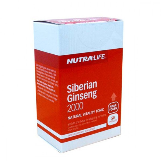 NutraLife Siberian Ginseng 2000mg 50 Capsules