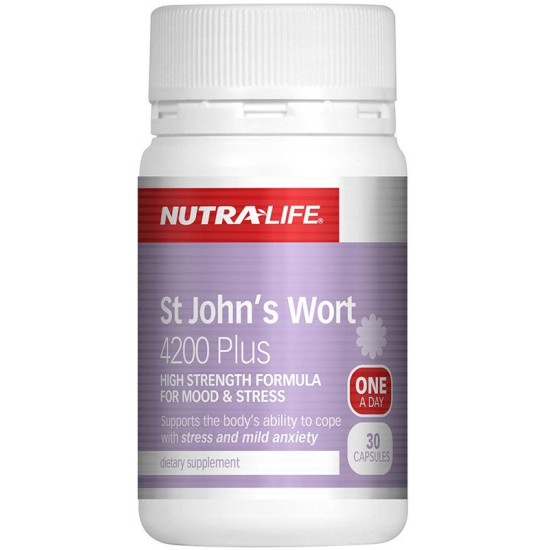 NutraLife St John’s Wort 4200mg Plus 30 Capsules