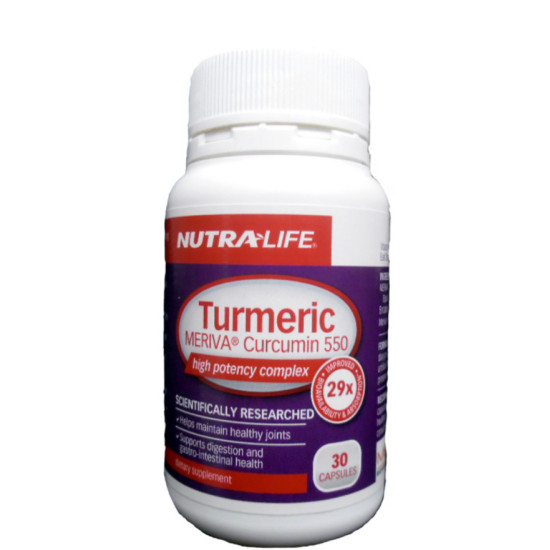 NutraLife Turmeric Meriva Curcumin 550mg 30 Capsules